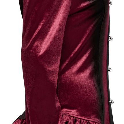 Punk Rave Fawn Gradient Printed Shirt in Red