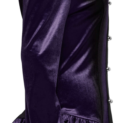 Punk Rave Fawn Gradient Printed Shirt in Violet