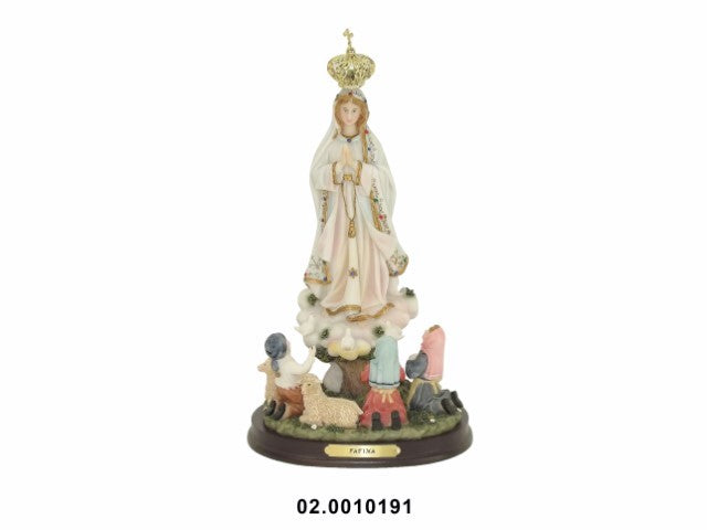 MARFINITE - STATUE OF OUR LADY OF FATIMA APPARITION 32CM