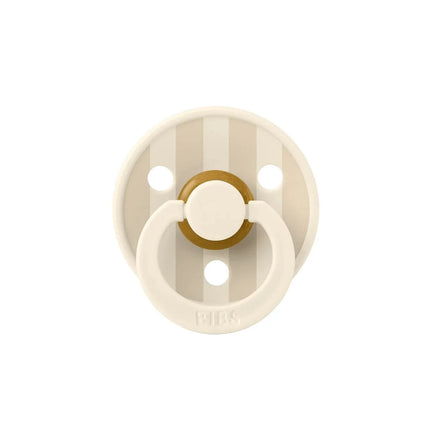 BIBS Pin Latex Soothers 6+ months Pack of 2 - Ivory & Vanilla