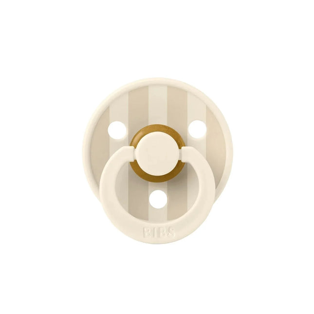 BIBS Pin Latex Soothers 6+ months Pack of 2 - Ivory & Vanilla