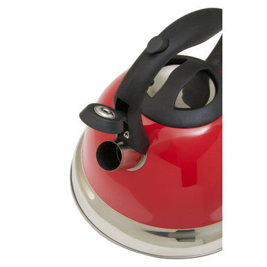 Zion Red 3 Ltr Whistling Kettle