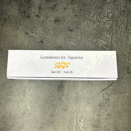 Aquarius crystal tumblestone gift set - Bundle