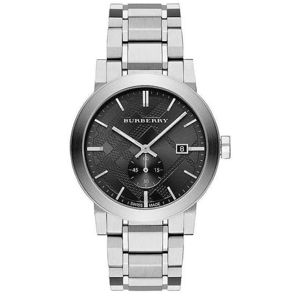 Burberry BU9901 Gents Silver Dial The City