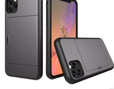 Premium Leather Card Holder Phone Case - Slim Wallet Case for iPhone