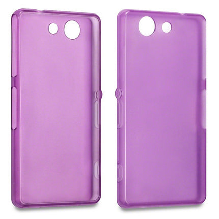Qubits TPU Gel Purple Case - For Sony Xperia Z3 Compact