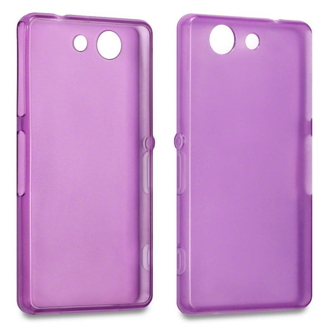 Qubits TPU Gel Purple Case - For Sony Xperia Z3 Compact