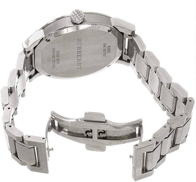 Burberry BU9900 Gents Silver Dial The City