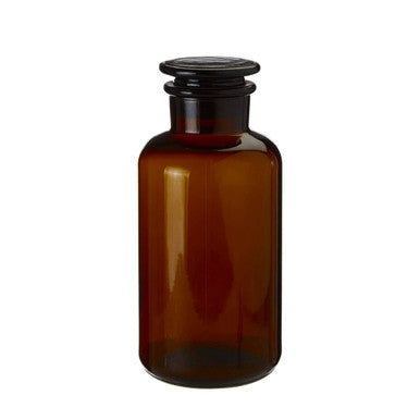 Apothecary Medium Amber Glass Bottle