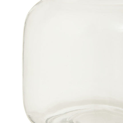 1000Ml Sqr Glass Jar Clip Top Rose Gold Lid