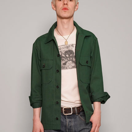 Cotton Workshirt in Khaki