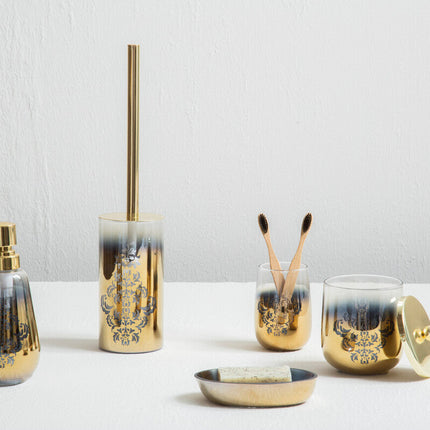 Elissa Oval Gold Soap Dish