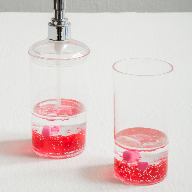 Acrylic Hearts Tumbler