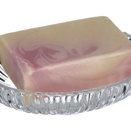 Ticino Brittany Clear Glass Soap Dish
