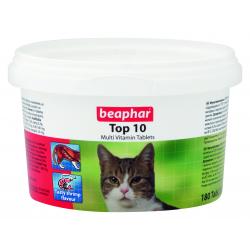 Beaphar Top 10 Multivitamin Tablets for Cats