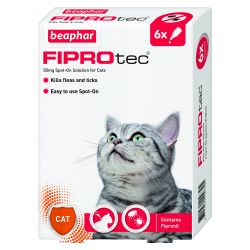 Beaphar FIPROtec Spot-On for Cats 6 pipettes