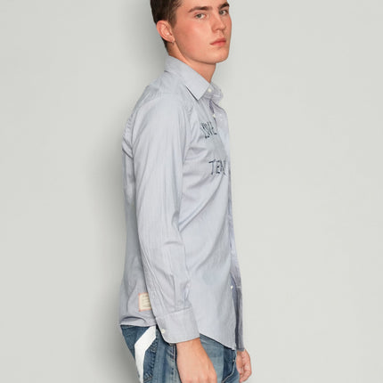 'Love Will Tear Us Apart' Light Blue Shirt