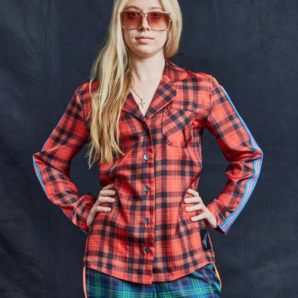 Sexual Healing Red Silk Shirt