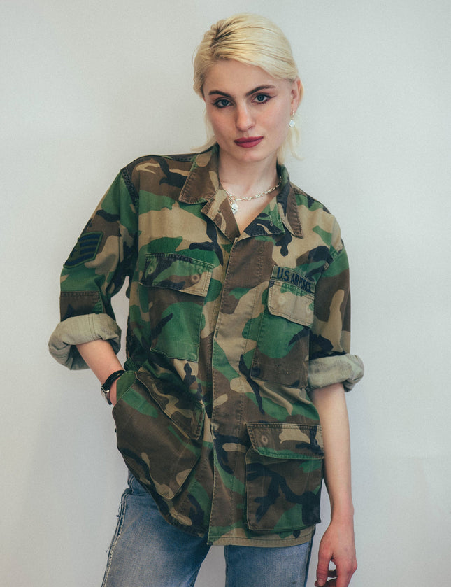 Party Back Shirt - Gold Sequin - Camo