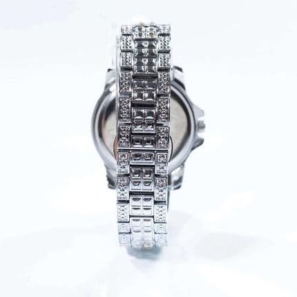 Baguette Watch - White Gold