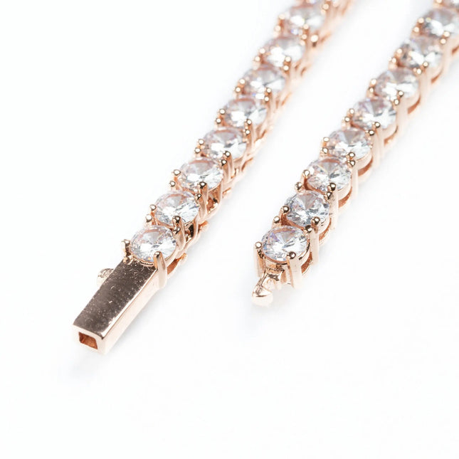 5mm Tennis Chain - Rose Gold