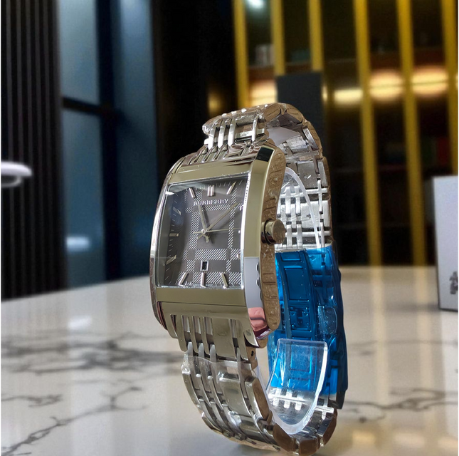 Burberry BU1568 Men's Classic Rectangle 32mm