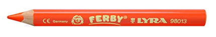 LYRA Ferby Wooden Chunky Coloured Pencils, 36 Pieces in Assorted Colours, For Children & Schools