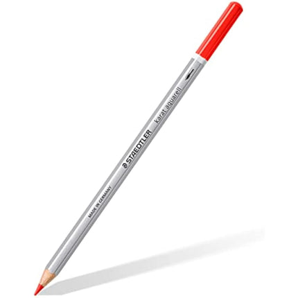 STAEDTLER 125 M48 Karat Aquarell Watercolour Colouring Pencil - Assorted Colours (Tin of 48 Pencils)