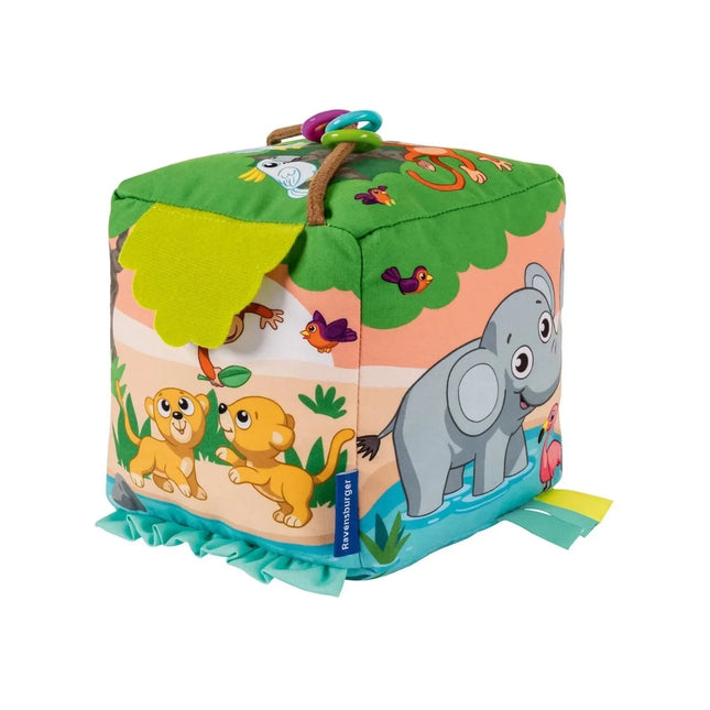 Play+ Roll & Play Sound Cube Wild Animals