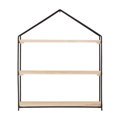 Brixton 3 Tier Wooden Wall Shelves