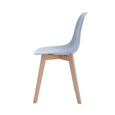 Varberg Grey Dining Table with 4 Chairs Set