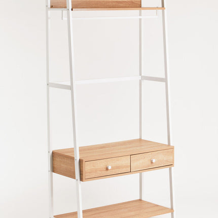 Bradbury Natural Oak Effect Open Wardrobe