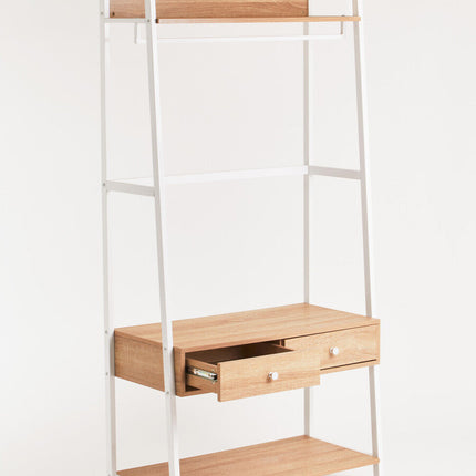 Bradbury Natural Oak Effect Open Wardrobe