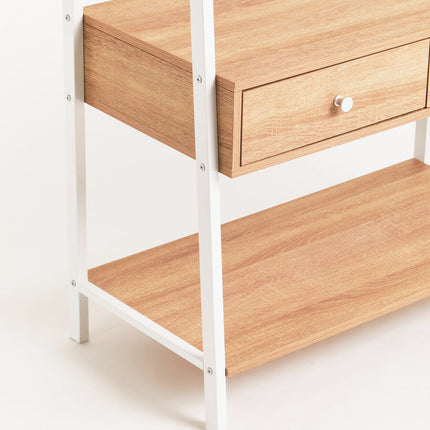 Bradbury Natural Oak Effect Open Wardrobe