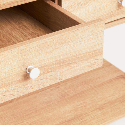 Bradbury Natural Oak Effect Open Wardrobe