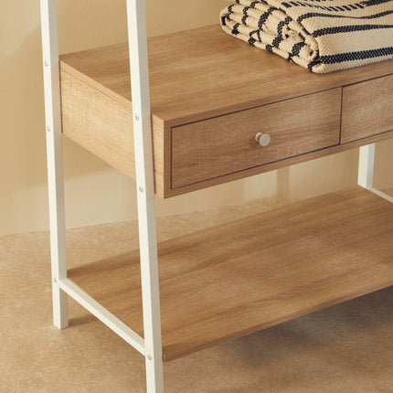 Bradbury Natural Oak Effect Open Wardrobe