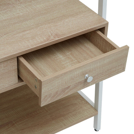 Bradbury Natural Oak Effect Open Wardrobe