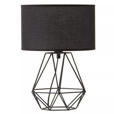 Wyra Black Shade Table Lamp