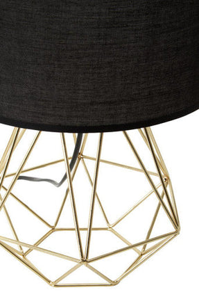 Wyra Black And Gold Finish Table Lamp