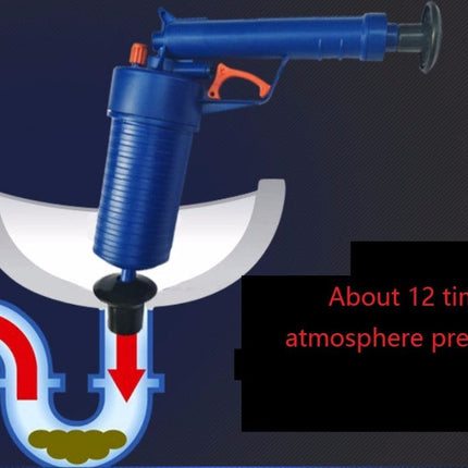 Haute Pression Air Drain Blaster Toilettes Cleaner Tool