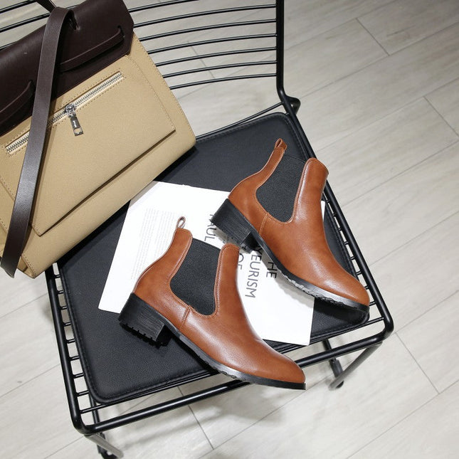 High heeled Martin boots with thick soles