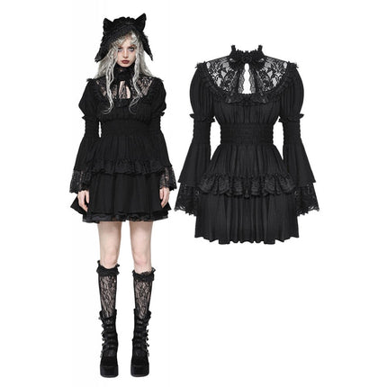 Dark in Love Arya Gothic Lace Doll Dress