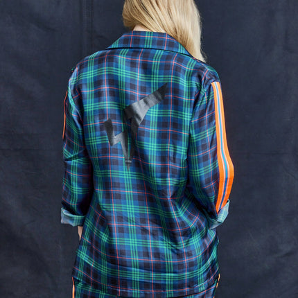 Sexual Healing Navy Silk Shirt