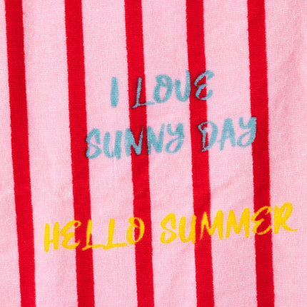 Little Dreams Baby Girl Towel - Red