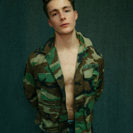 Party Back Shirt - Silver Art-Deco - Camo