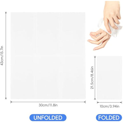 Linen-Feel Guest Towels Disposable Cloth Like Paper Christmas Paper Towles Hand Napkins Soft, Absorbent, Paper Hand Towels for Kitchen, Bathroom, Parties, Weddings, Dinners or Events (White, 200 Pack)