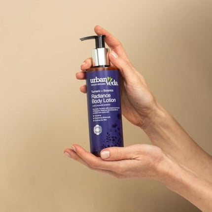 Urban Veda Radiance Body Lotion | Brightening Body Lotion for Skin Care | Body Moisturiser for Dry Skin & Dull Skin | Hydrating Body Cream with Glycerine | Moisturiser for Men & Women |2x 250 ML