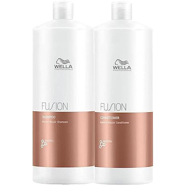 Wella Fusion Shampoo 1000ml + Conditioner 1000ml
