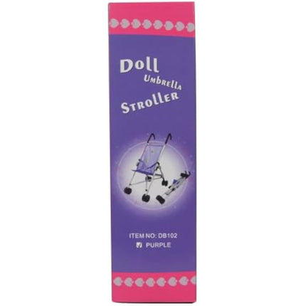 Anivia Baby Doll Collection Doll Stroller Heart Design Gifts for Toddlers and Girls Foldable Doll Stroller Pink Color