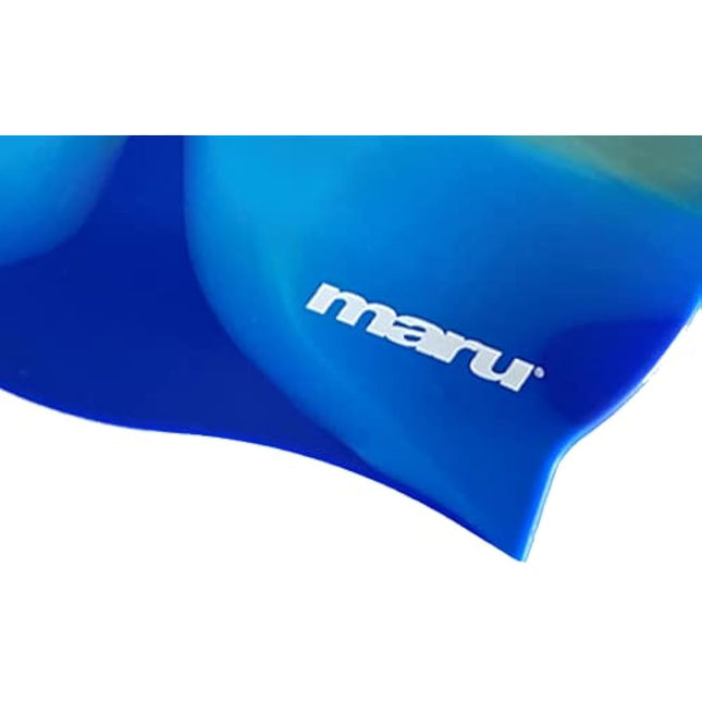 MARU Swimming Hat, 100% Silicone Swim Cap, Unisex Adult Swimming Cap, Lightweight Swimming Caps for Men and Women, Comfortable and Durable Swim Hats Designed in the UK